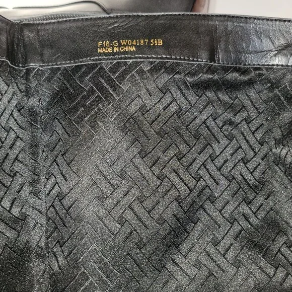 Cole Haan Boots Women's "Loveth" Black Leather Full Zip Tall 4" Heeled Knee High - Picture 5 of 7